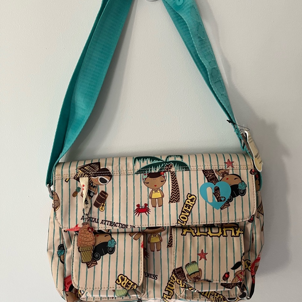 Rare Y2K Harajuku Lovers Bag Hawaiian Style